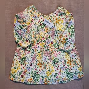 Old Navy Floral Print Dress, Baby Size 12-18mo